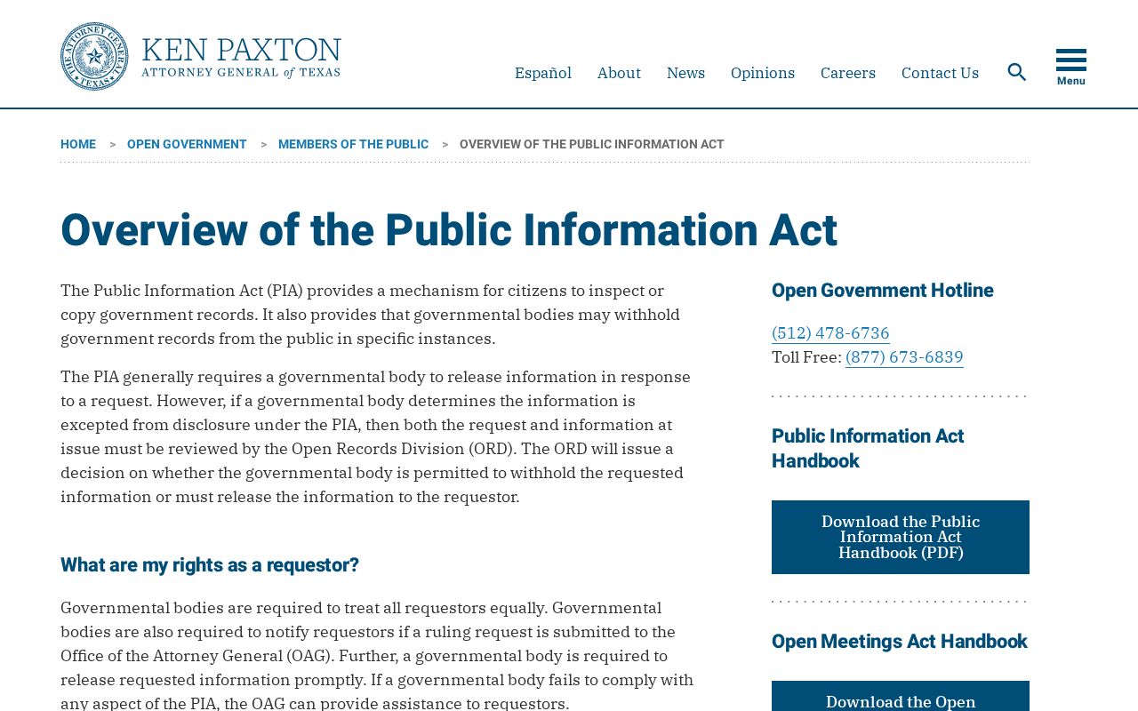 Castro County bench warrant Texas Public Information Act guidance